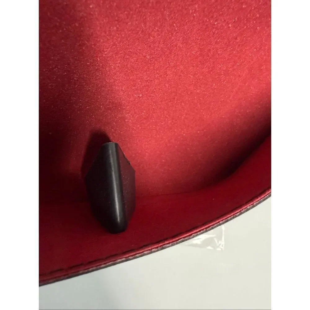 Ray Ban Faux Leather Glasses Pouch Soft Sunglasses Snap Case Black Logo Ray-Ban